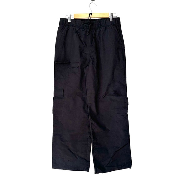 Know One Cares | Nylon Cargo Pants In Black Size Large - Picture 2 of 8